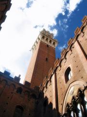 Tower in Piazza del Campo, Siena, Tuscany