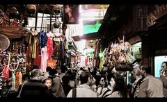 Khan el-Khalili street in Cairo, Egypt