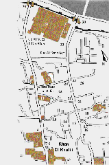 plan of Khan el Khalili district in Cairo