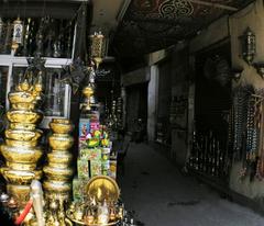 Khan al Khalili shops in Islamic district of Cairo