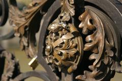 Pont Notre-Dame in Paris, detail in May 2012