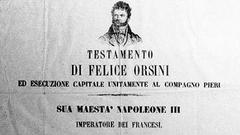 Felice Orsini's testament