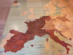 map of the Napoleonic Empire at the Museo del Risorgimento in Turin