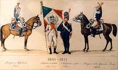 Uniforms of the Italian Army from the Kingdom of Italy (1805-1814).