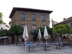 Poble Espanyol plaça Aragonesa casa d'Albarrasí