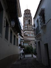 Poble Espanyol, Barcelona - Torre d'Utebo from Peñaflor Square in Andalusian quarter