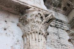 Close-up of Roman capital, Porta Borsari, Verona