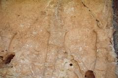 Neo-Assyrian archaeological Halamata reliefs overlooking modern-day Duhok, Kurdistan Region, Iraq