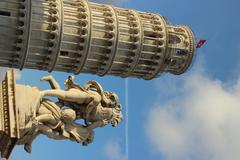 Fountain at Piazza dei Miracoli in Pisa