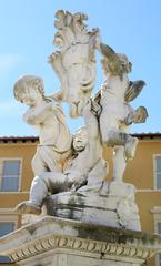 Putti fountain in Piazza dei Miracoli Pisa