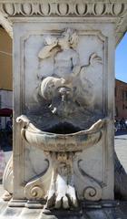 Putti fountain in Piazza dei Miracoli