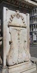 Putti fountain in Piazza dei Miracoli