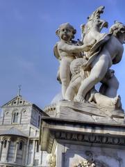 Baroque sculpture in Piazza dei Miracoli, Pisa