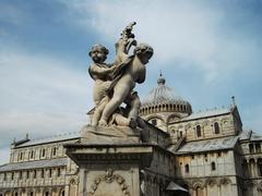 Font dels Putti with Pisa Cathedral in the background