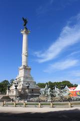 Bordeaux Girondins Monument with fountain