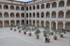 Marseille former hospital La Vielle Charité arcades and courtyard