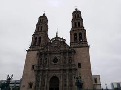 Catedral de Chihuahua at dusk with its baroque architecture