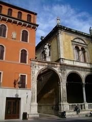 Girolamo Fracastoro's statue in Piazza dei Signori, Verona, Italy