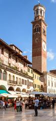 Piazza dei Signori in Verona, Italy