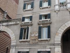 Piazza dei Signori monument in Verona