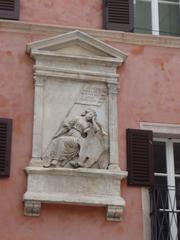 Piazza dei Signori monument in Verona, Italy, part of cultural heritage