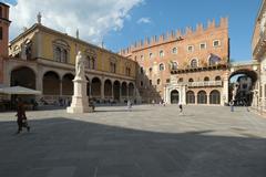 Piazza dei Signori city square in Verona, Italy