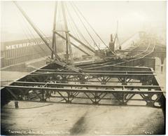 Causeway Street at south end of Charlestown Bridge in 1900