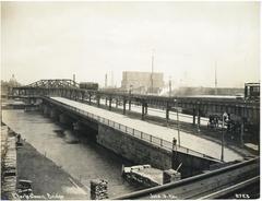 Charlestown Bridge in Boston captured on June 3, 1901