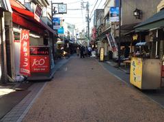 Yanaka Ginza shopping street at the end of the year