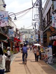 Yanaka district street view in Tokyo