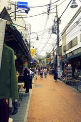 Shopping street in the Yanesen area of Tokyo