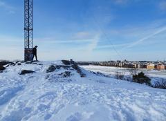 Skinnarviksberget in March 2018