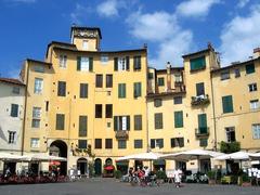 Piazza dell'Anfiteatro in Lucca, Italy