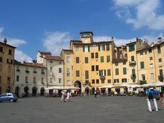 Piazza dell'Anfiteatro in Lucca, Italy