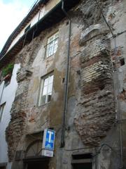 Exterior view of the Roman Amphitheater in Lucca