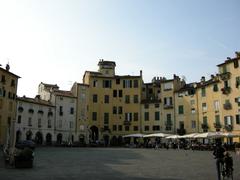 Piazza dell'Anfiteatro in Lucca, Italy