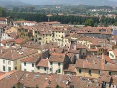 Torre Guinigi overlooking Piazza dell'Anfiteatro