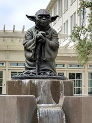 Yoda Fountain at Lucasfilm's Industrial Light & Magic