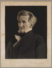 Portrait of Andrew Jackson in 1845 by Jean Baptiste Adolphe Lafosse