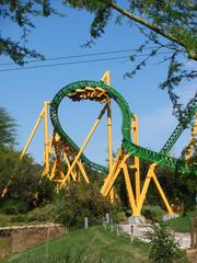 Cheetah Hunt roller coaster inversion at Busch Gardens Tampa