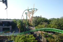 Cheetah Hunt roller coaster at Busch Gardens in 2012