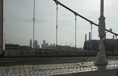 Chelsea Bridge over the River Thames in London