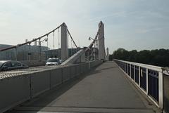 Chelsea Bridge over the River Thames in west London