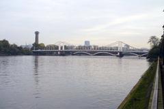 Chelsea Bridge in London over the River Thames