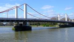 Chelsea Bridge over the River Thames