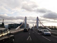 Chelsea Bridge at sunset