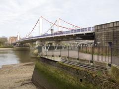 Chelsea Bridge over the Thames River