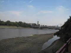 Chelsea Bridge over the River Thames in London