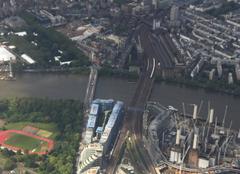 Battersea Power Station and Grosvenor Bridge