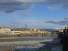 Panoramic view of Florence, Italy with the Cathedral of Santa Maria del Fiore